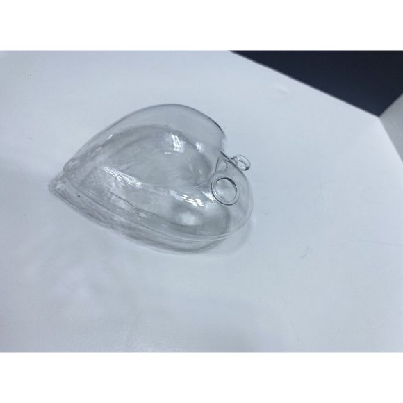 Cute Clear Glass Heart Window Decor, Hanging Plant Holder/ Water Beads - Picture 15 of 16